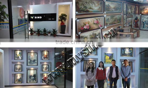 modern decorative wall art birch trees oil painting