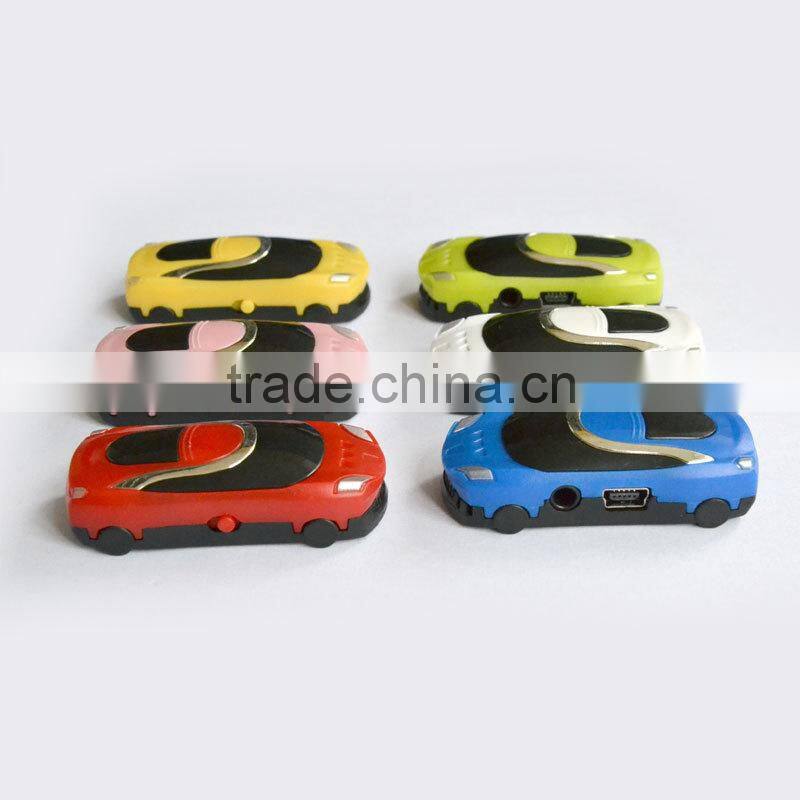 Wholesale mini car shaped mp3 player with micro sd/tf card slot