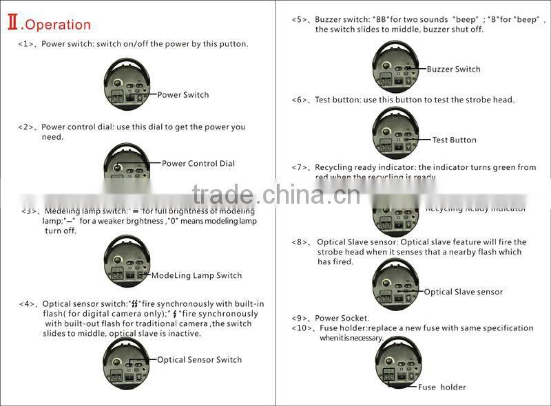 Cononmk USA400 400WS photography outdoor light box manufacturer