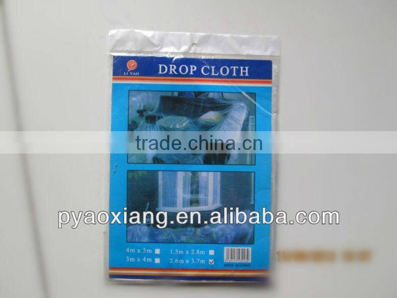 Cheap easy-cleaning and PE Material waterproof sofa cover or Dust Sheet Drop sheet