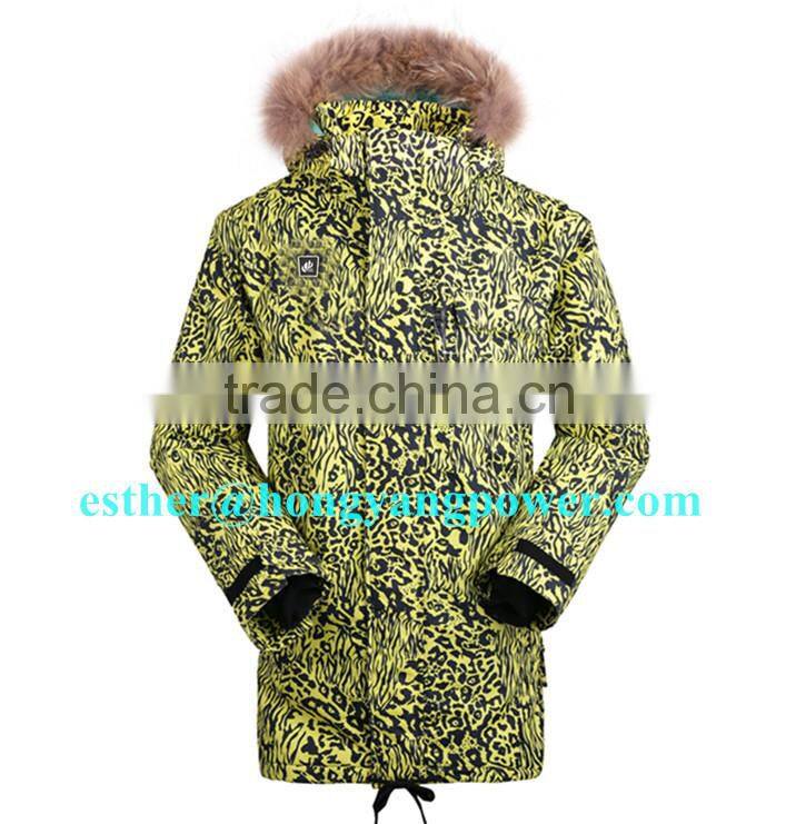 New design thermal ski heated jacket / ice skate wear / skiing