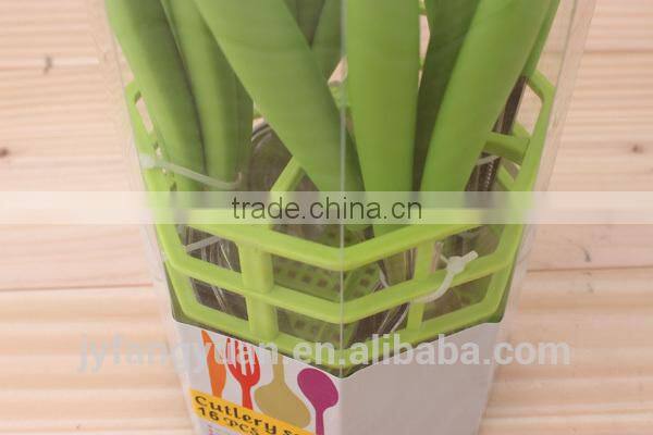 Hot sale popular colorful handle high quality travel cutlery set