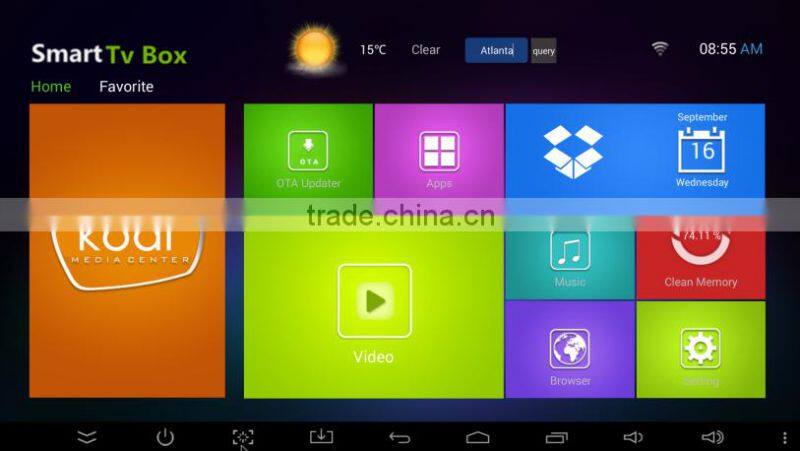 New Arrival!! Cloudnetgo Metal Amlogic S905 TV Box T95 WiFi Antenna 1GB/2GB+ 8GB KODI 16.0 Fully Loaded CM905 Android 5.1 TV Box