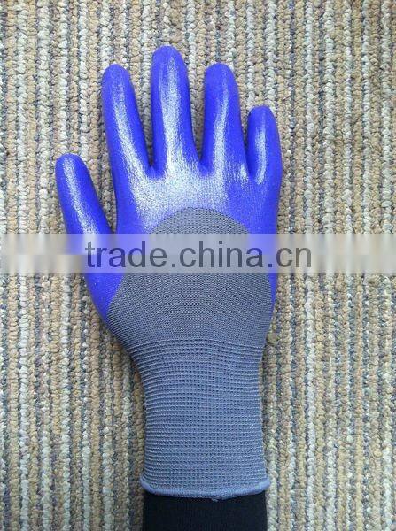 13 Gauge polyester/cotton liner,nitrile 3/4 coated