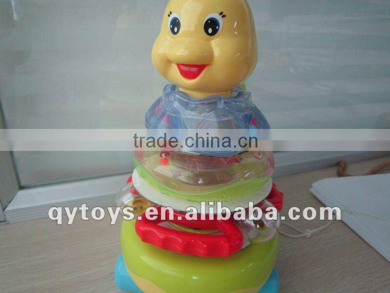 2013 Hot sale Educational ring-ring blinking snail toy Baby Toy For Sale