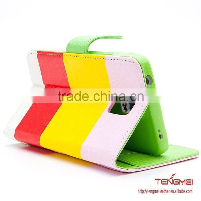 magnetic PU case for samsung for smasung s7 case