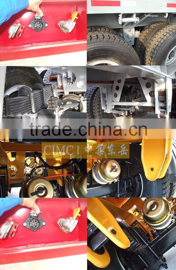 CIMC 20ft 2 Axles Skeleton Container Semi Trailer