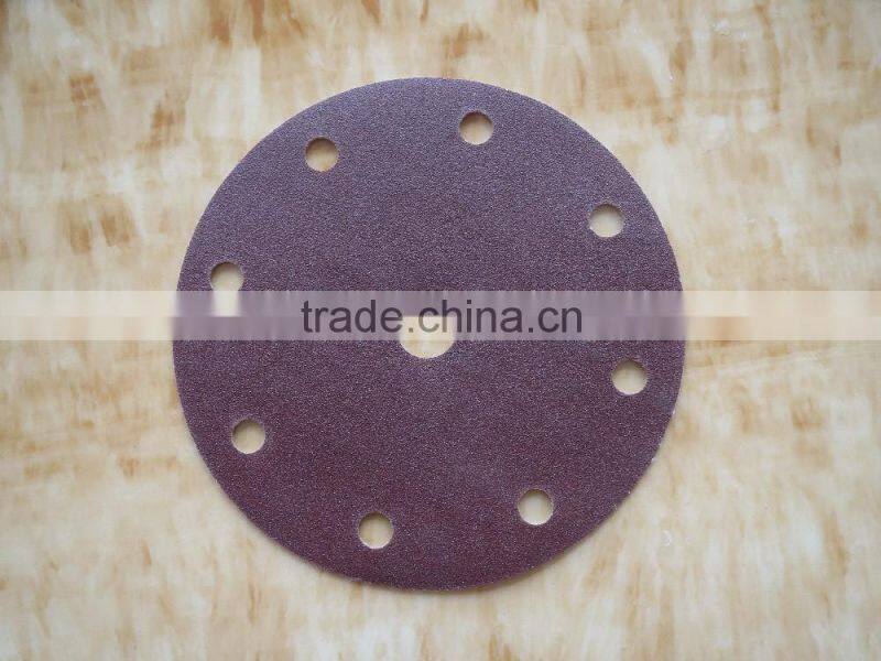 4" inches aluminum oxide vlecro sanding disc polishing for metal wood