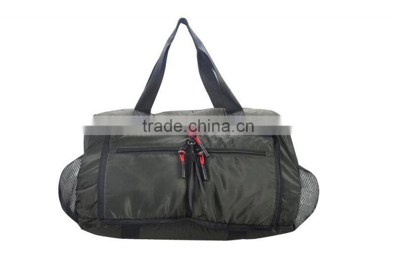 Customized foldable handbag reuseable foldable shopping bag nylon