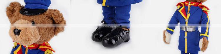 Custom Plush Toy Teddy Bear With Uniform