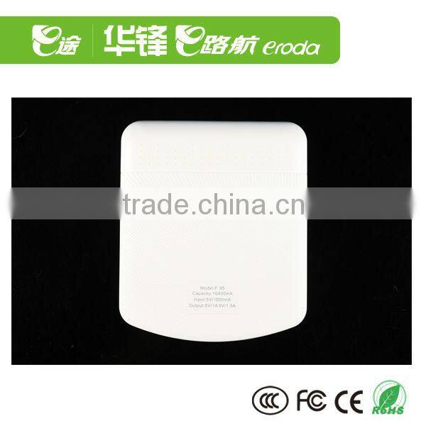 Patent Design + Large Capacity + Universal Emergency Charger with 10400 mAh for Mobiles, Tablets, Computers, GPS