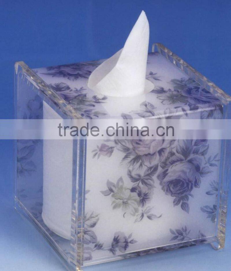 acrylic tissue box cover