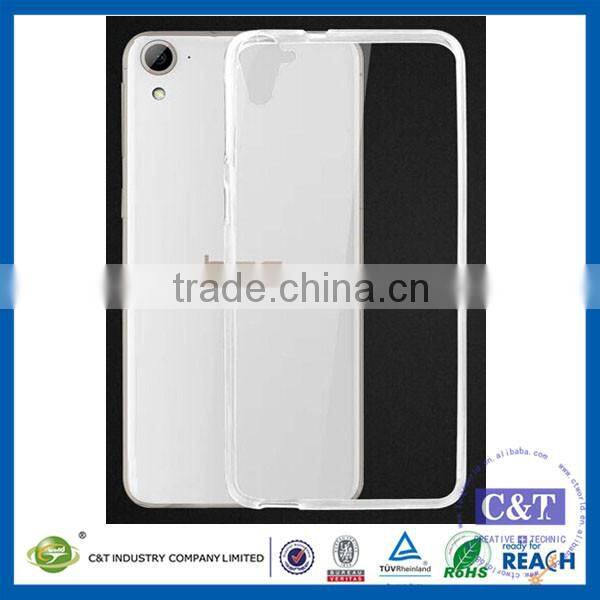 C&T Transparent Clear TPU Gel Soft Case Back Cover for HTC Desire 825