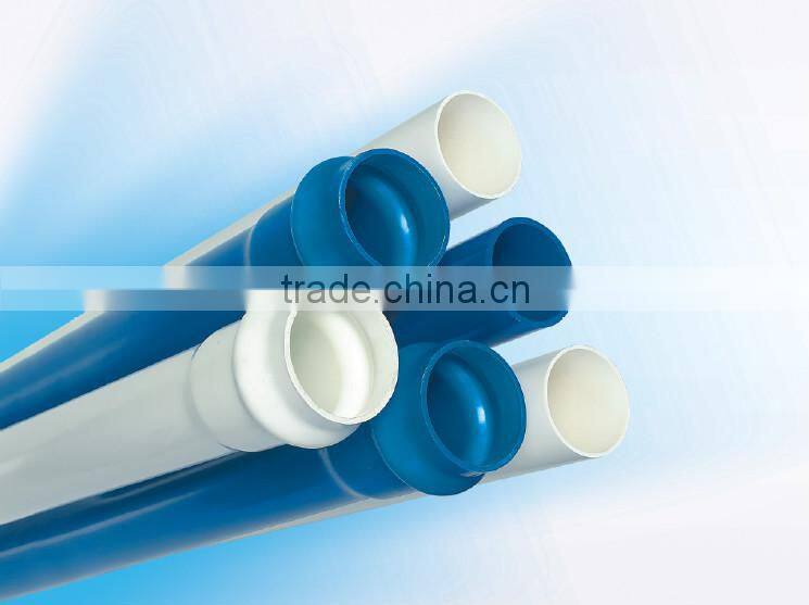 UPVC water delivery pipe for water supply/pvc tube for inlet outlet water
