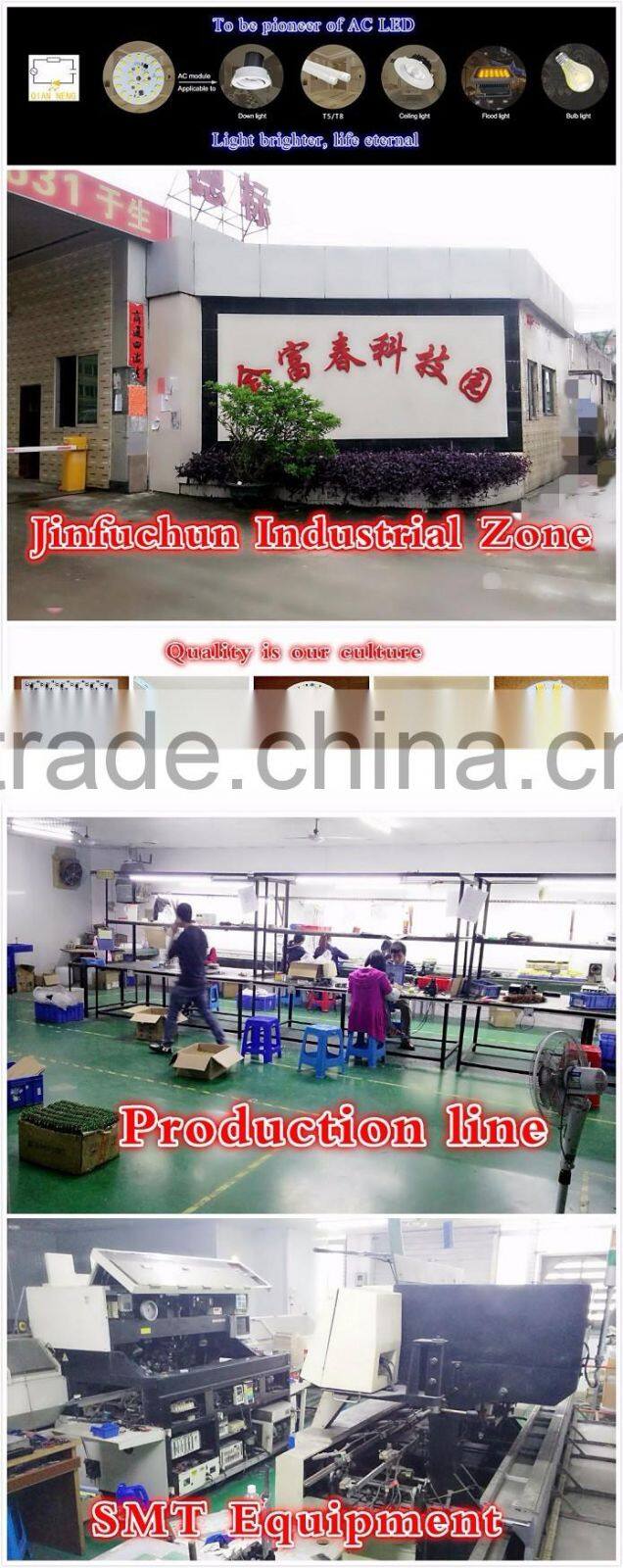 100w aluminum pcb board driverless led module ac220v input directly for street light