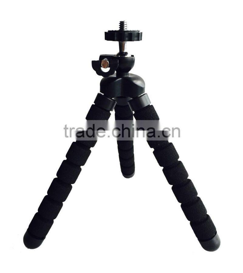 Universal Light Weight Sponge Table Tripod With DSLR And Phone