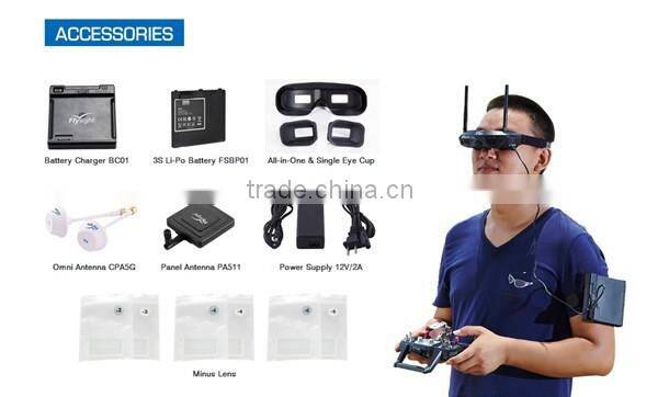 Flysight FPV 5.8GHz 40CH Diversity Goggles SpeXman for FPV Racer