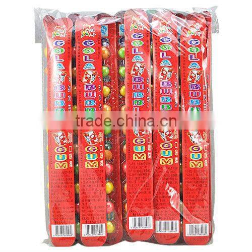 10ct Coke Chewing Gum Balls On Paper Ruler In Bag