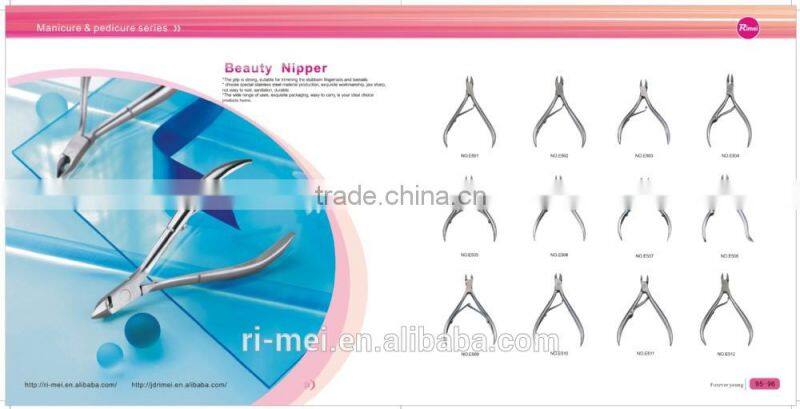 manicure stainless steel cuticle nipper