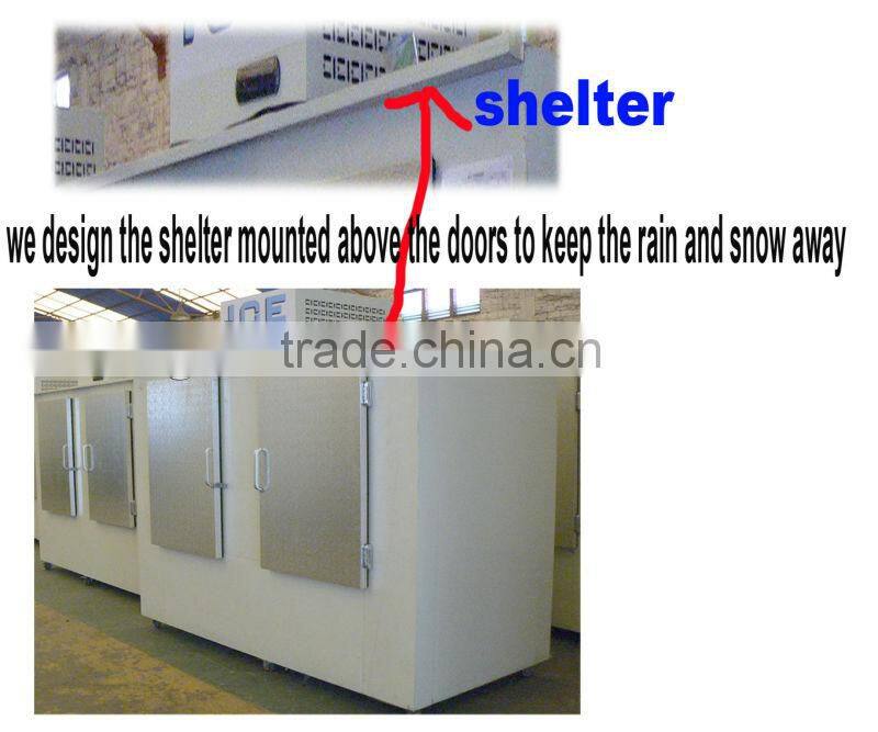 Solid door bagged ice storage bin DC-630