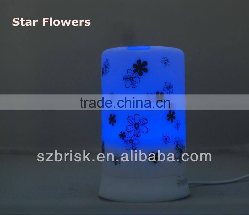 8 colors ultrasonic led aroma oil diffuser