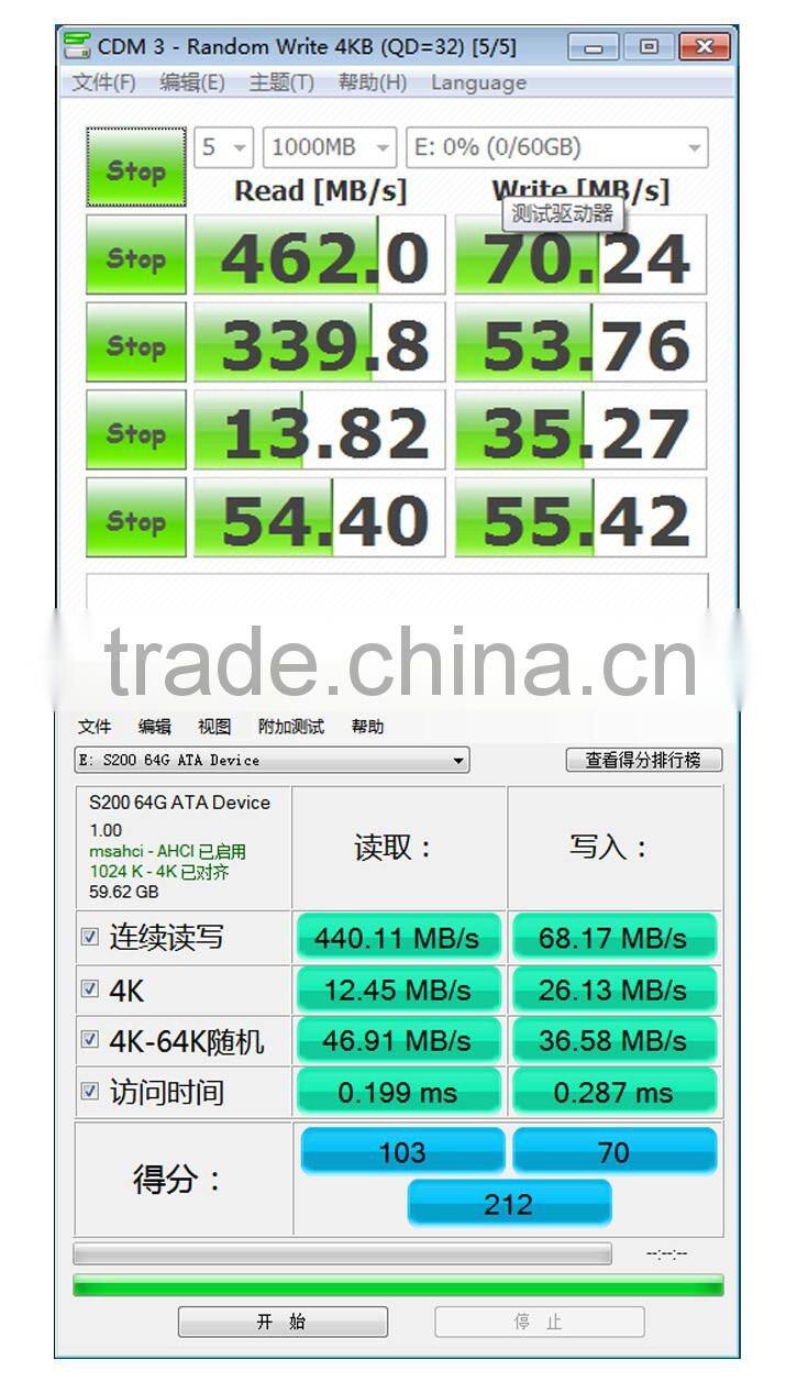 Newest MLC Flash KingDian 2.5 inch SATA3 SSD S180 60GB 64GB for all in one /POS machine/ATM/Mini PC