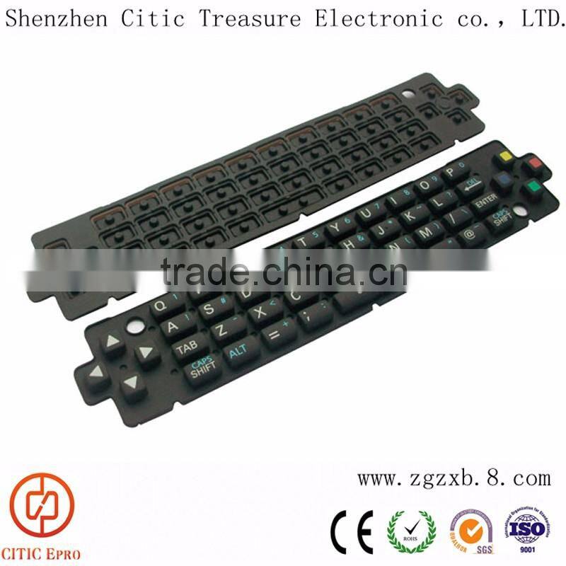 Custom Computer Keys Standard Car Remote Control Silicone Key Rubber Keypad
