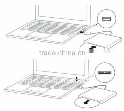 New SLIM USB External SLOT DVD RW DVD Writer