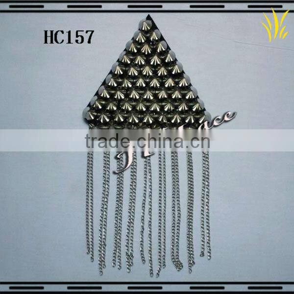 HC155 Handmade leaf shape epaulet collar