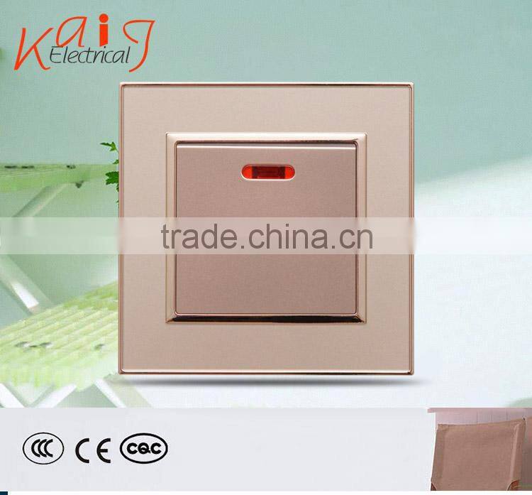 Wall mount water heater electrical power 20A switch socket outlet