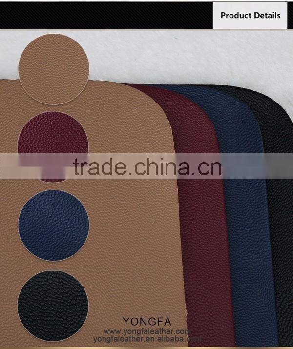 Y45 Nonwoven Backing PU Synthetic Leather for Shoes Lining