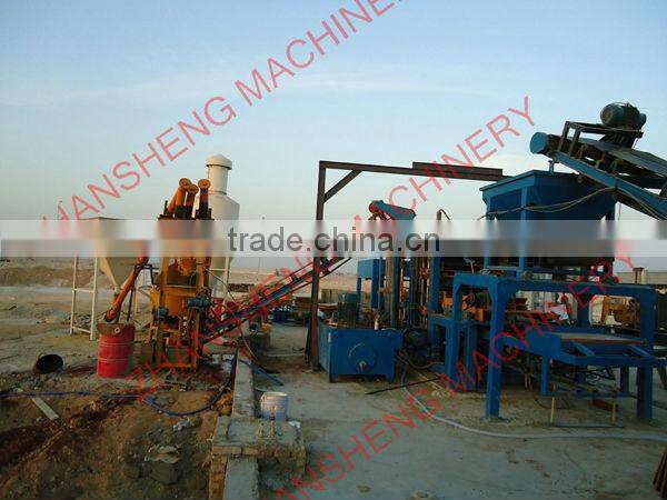 QT10-15 sand and cement block plant for money earning project