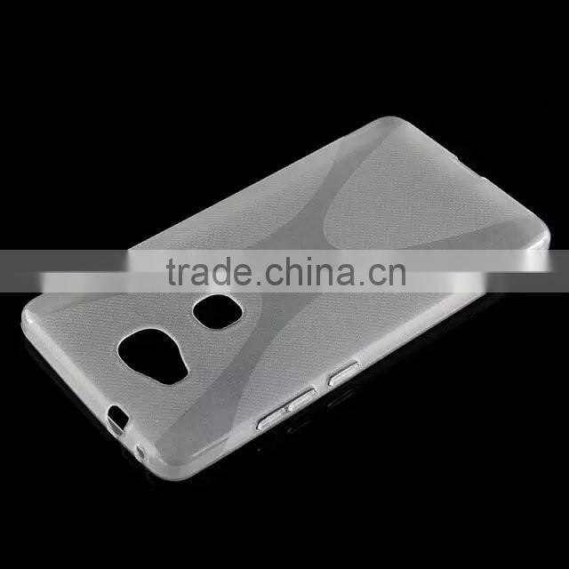 Cell phone accessory X line soft tpu back cover mobile phone case for huawei honor 5x fast shipping