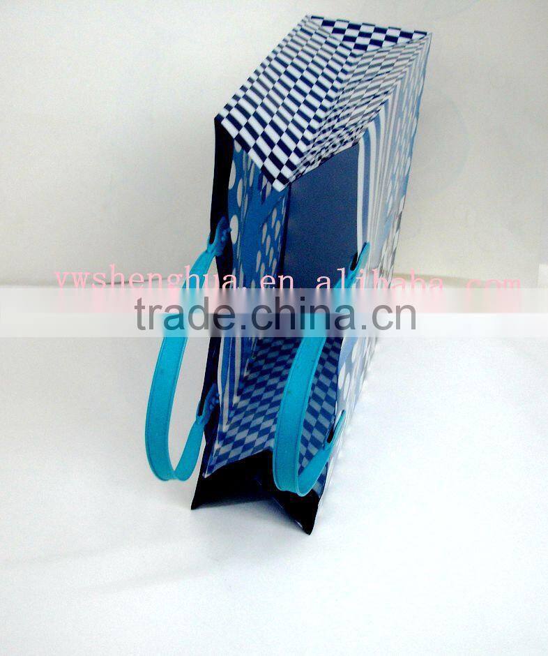 fashion style cheap printed colorful fashion large plastic gift bag packing