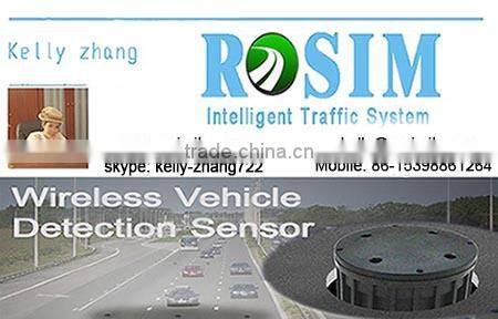 ROSIM wireless magnetometer vehicle detector replace inductive vehicle loop detector