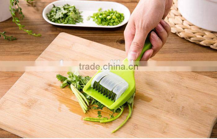 Manual Green Onion Chopper Slicer Garlic Coriander Cutter / onion cutter onion slicer / Vegetable Onion Chopper