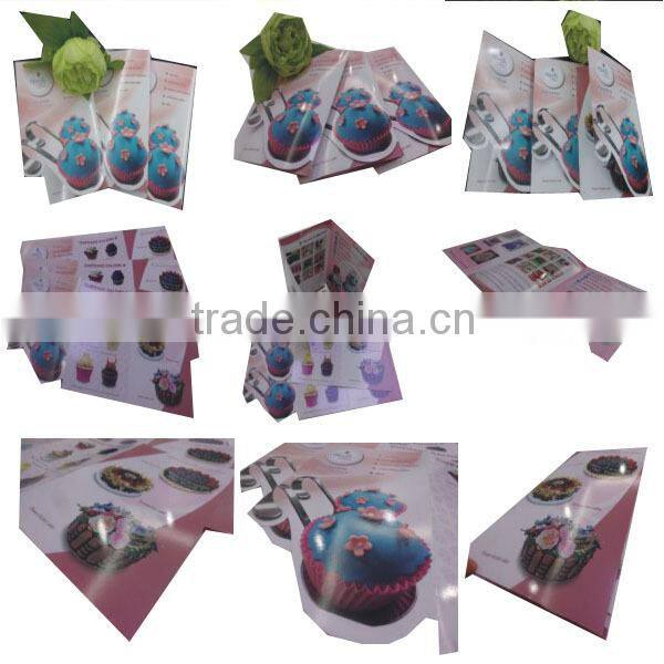 XHFJ Advertising booklet customized 4 color flyer printing