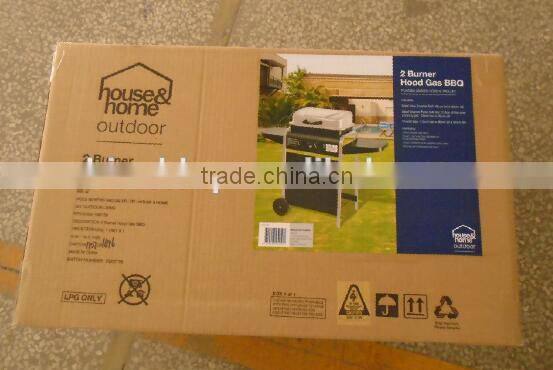 2 Burner Hood Gas BBQ