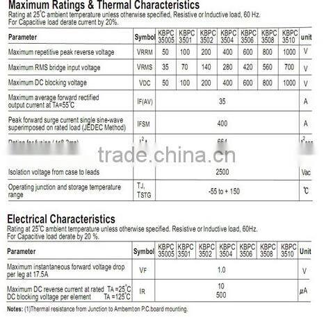 DB105S Bridge Rectifier