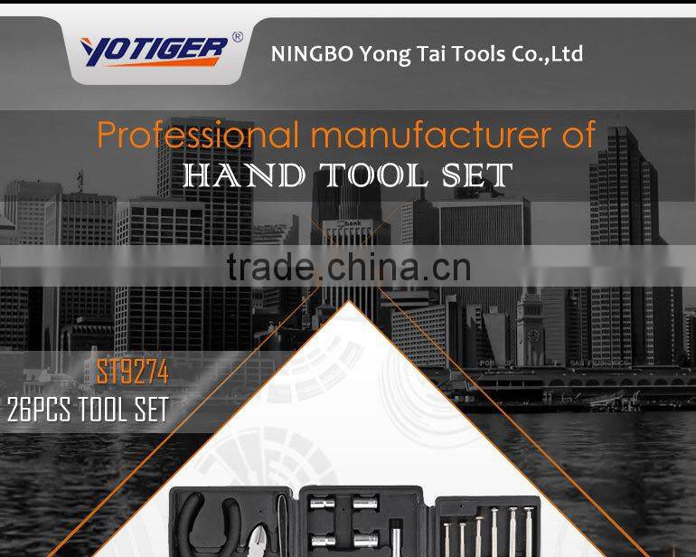 Handle Tool Set,3 folding too set with 26pcs