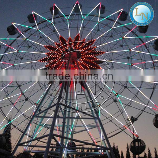 China supplier 16kw 30m outdoor amusement equipment ferris wheel sky wheel sightseeing wheel for sale