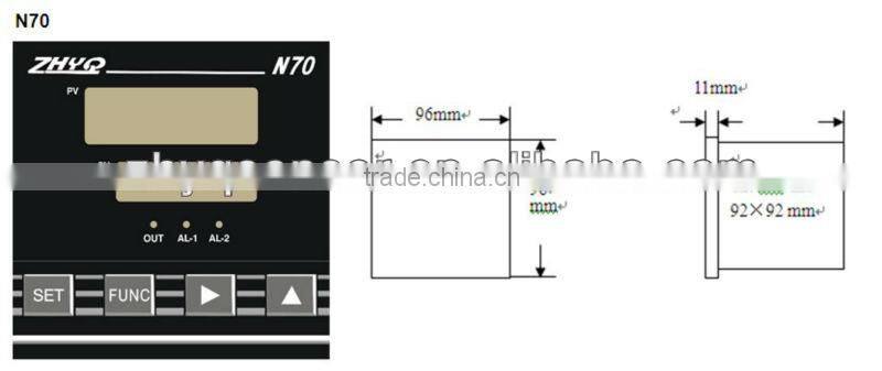 Digital Pressure Instruments with relay alarms output