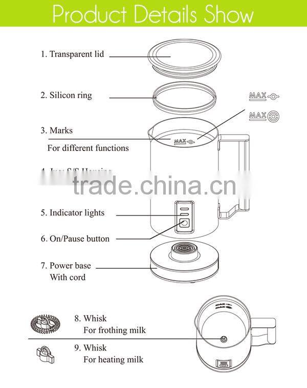 New Induction Coffee Foam Marker for Turkish Coffee Maker