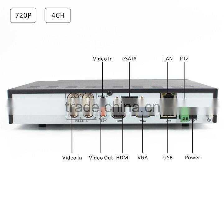 Cctv Ahd camera and dvr 720p 4 channel bullet waterproof security camera system,800 tvl cctv camera,hi-tech cctv dvr