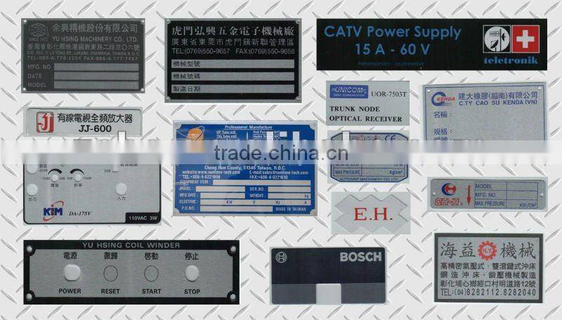 2014 good quality Metal nameplate Coating Coloring machine