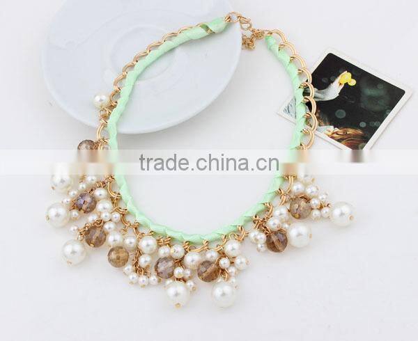 Top Quality Pearl Choker Collar Vintage Pendant Statement Necklace Women Necklaces & Pendants Fashion Necklaces for Women 2014