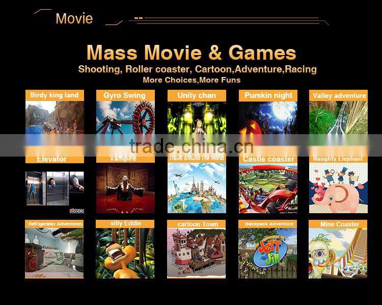 China factory wholesale easy operation vr glasses 9d cinema equipment games with 9d vr cinema
