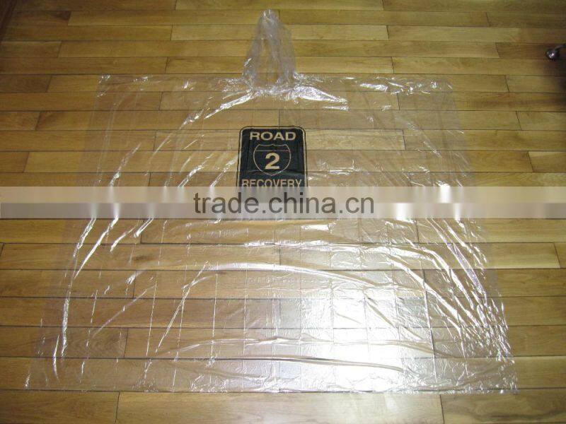 2016 Logo Printed Promotional Transparent PE Raincoat Disposable Plastic Raincoat