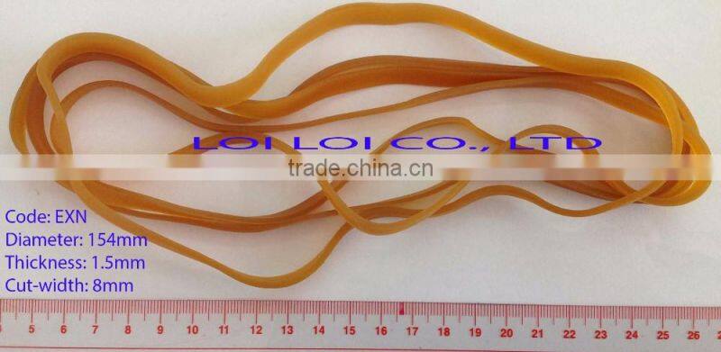 Rubber band size 026 EXN / Best Selling Colour Bulk Rubber Bands usage for Industry - Household - Electronic