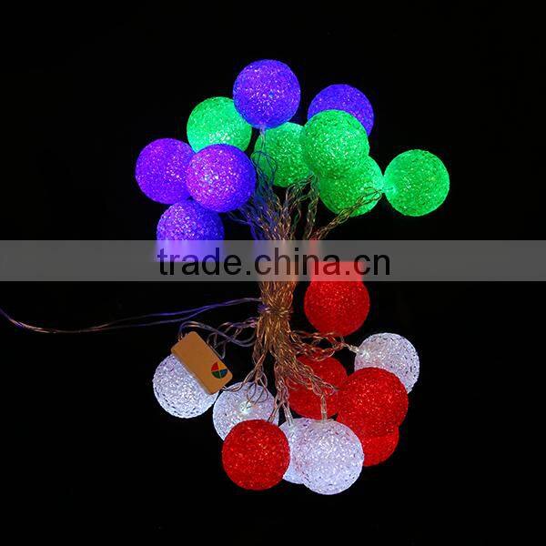 multicolor decoration plastic ball string light